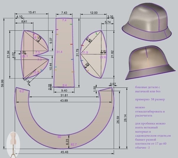 Моделирование шляпы
