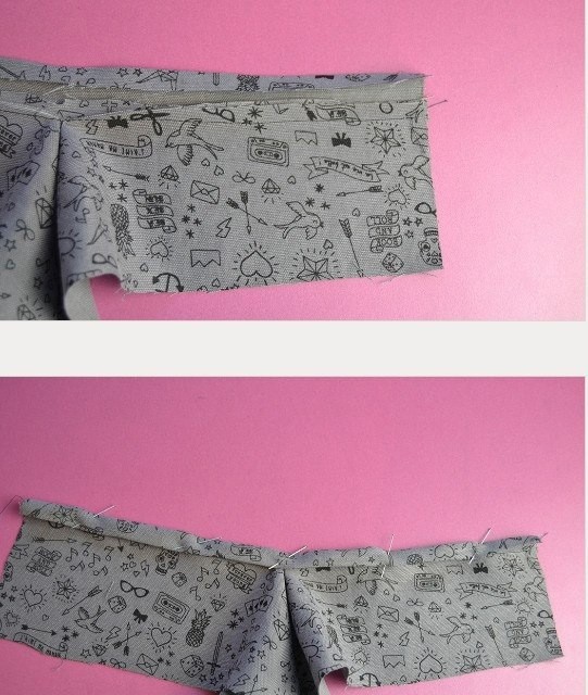 Обработка разреза на рукаве Обработка разреза на рукаве