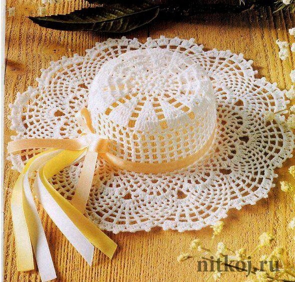 Летние шляпки крючком