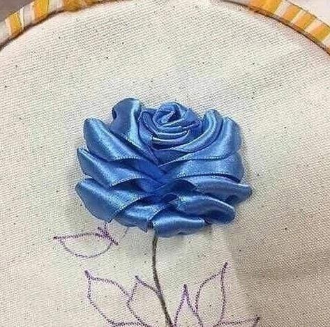 Вышивка лентами