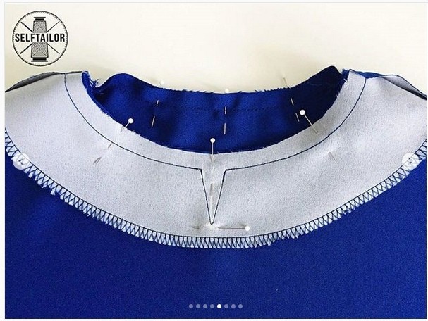 Технология обработки горловины с разрезом обтачкой Технология обработки горловины с разрезом обтачкой