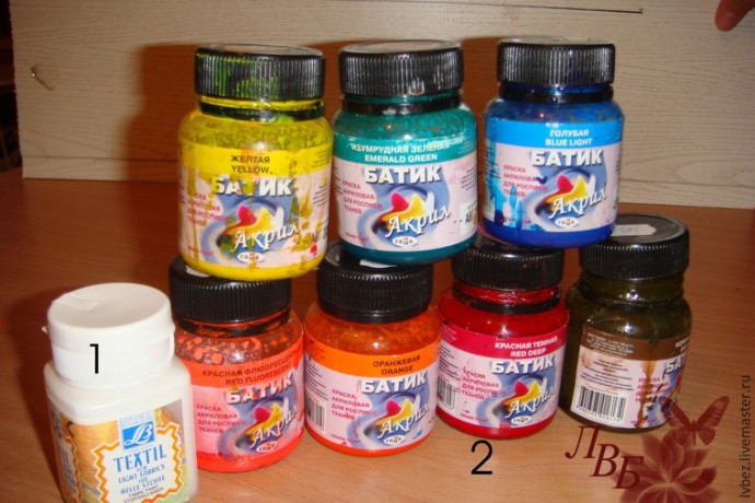 Роспись по трикотажу в трафаретной технике