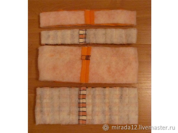 Шкатулка-косметичка с жестким каркасом