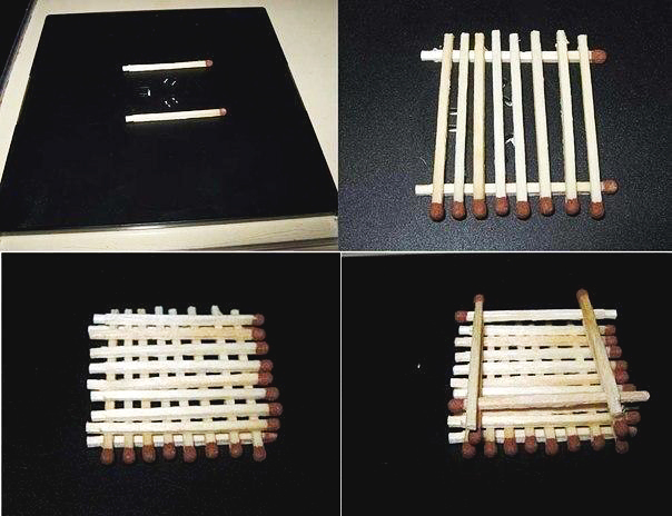 Деревня Рукоделкино: домик из спичек