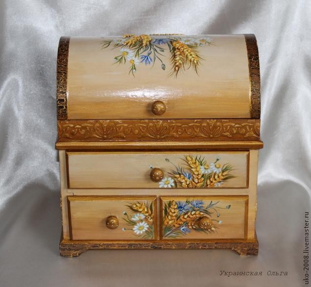 Оформление мини-комода