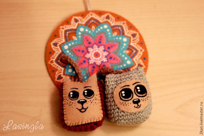 Яркая мандала из фетра
