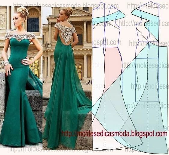 Моделирование красивого вечернего платья