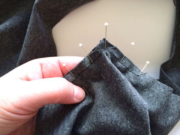 Обработка горловины