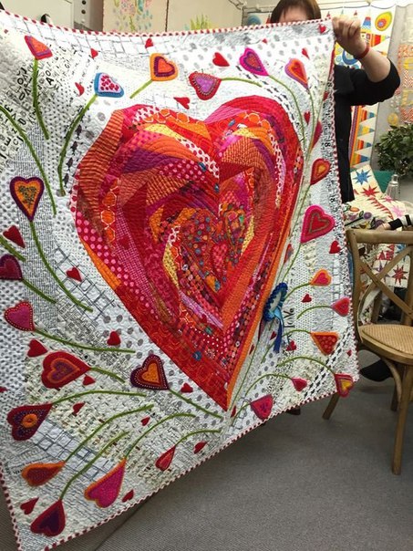 Пэчворк с сердечками