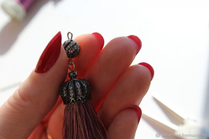 Серьги-кисти