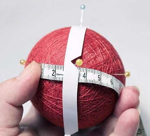Темари или искусство вышивки на шарах: делаем разметку