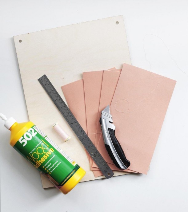 Делаем стильный настенный органайзер