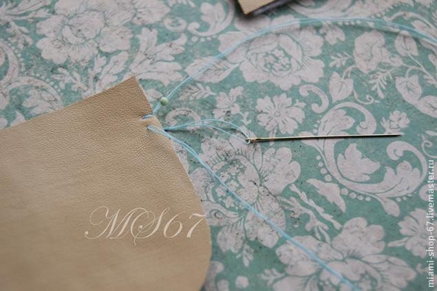 Красивая вышивка бисером края изделия