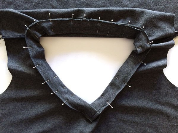 Обработка горловины