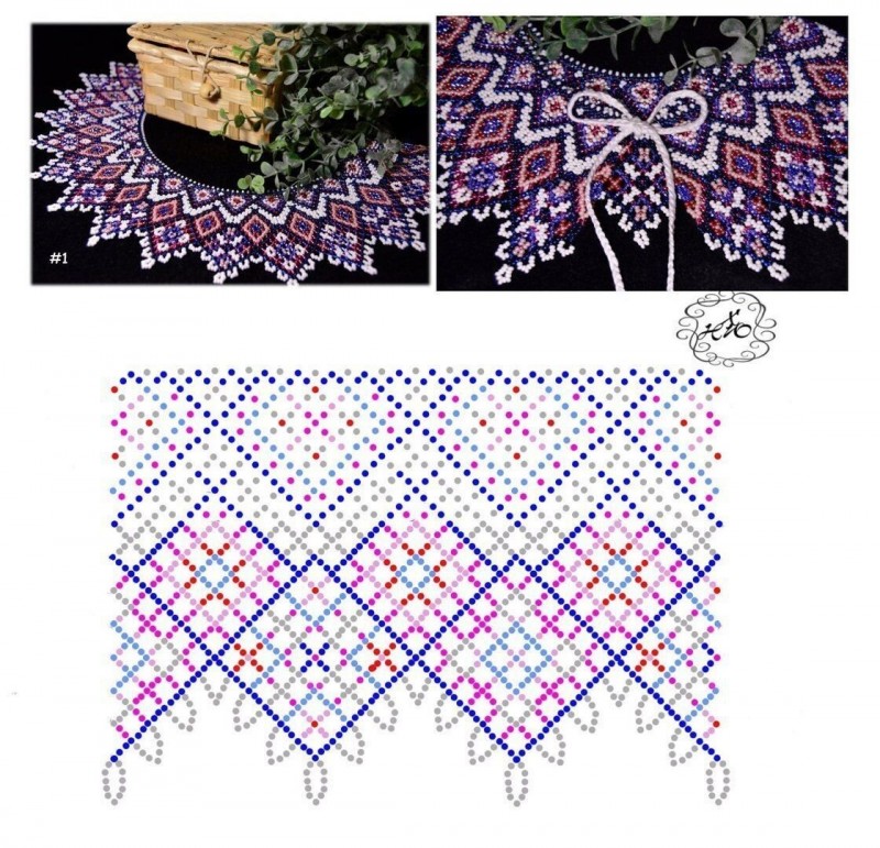 Роскошные ожерелья со схемами