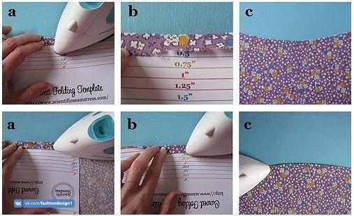 Ровная подгибка низа + 2 шаблона