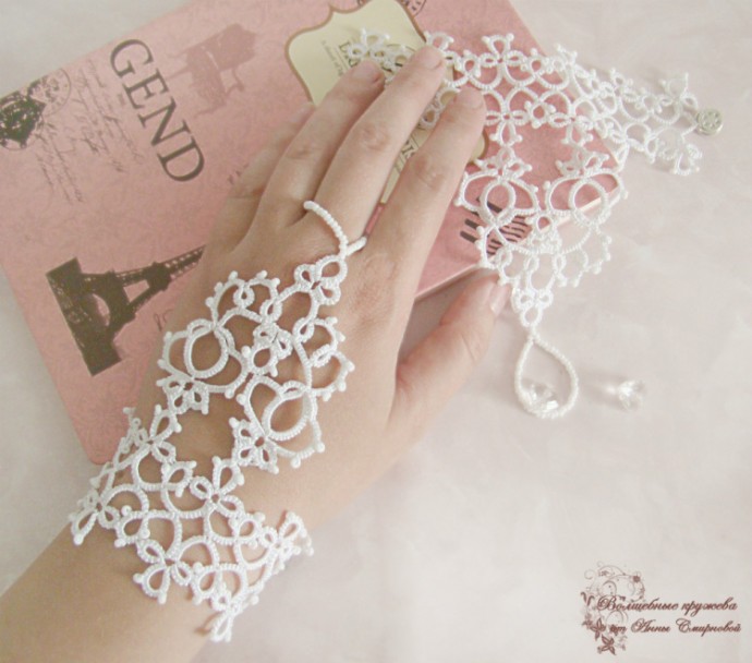Ажурная красота кружевных митенок