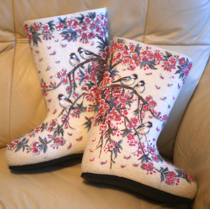 ​Расписные валенки