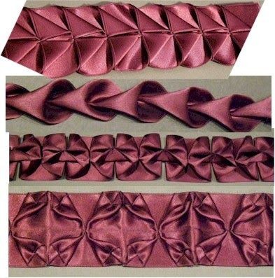 Вышивка лентами на полотенцах