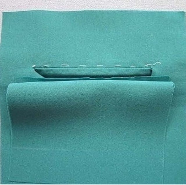 Карман с клапаном пошагово