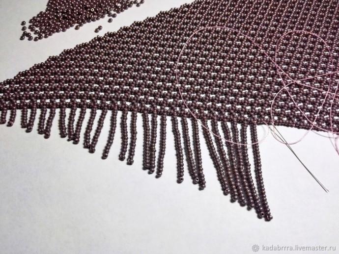 Бахрома для колье-косынки