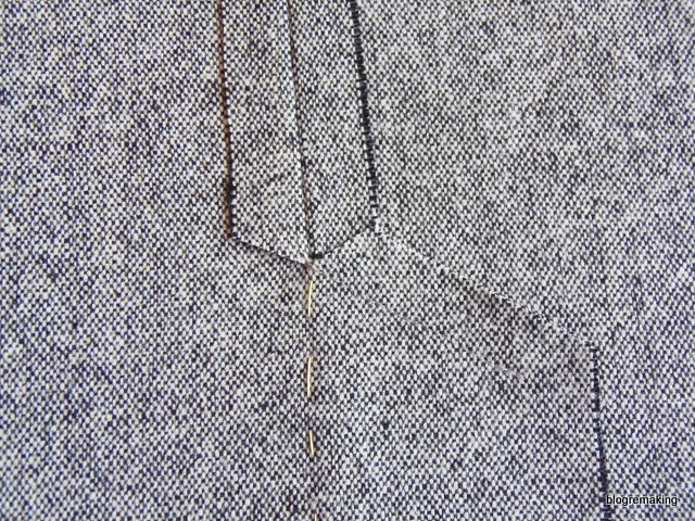 Технология обработки шлицы в изделиях с подкладкой