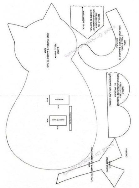 Шьем подушку с котиком Шьем подушку с котиком
