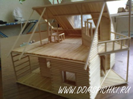 Создание скульптуры из зубочисток или из шпажек для шашлыка