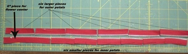 Великолепные цветы из молнии: мастер-класс