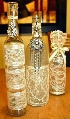 ​Идеи декорирования бутылок к новому году