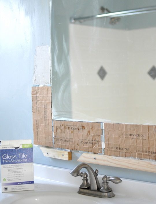 Мозаичный декор зеркала