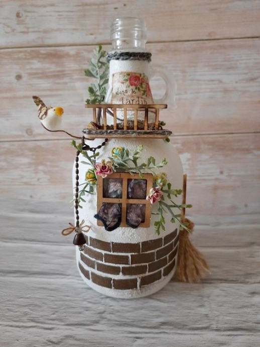 Декоративные сказочные лепные домики