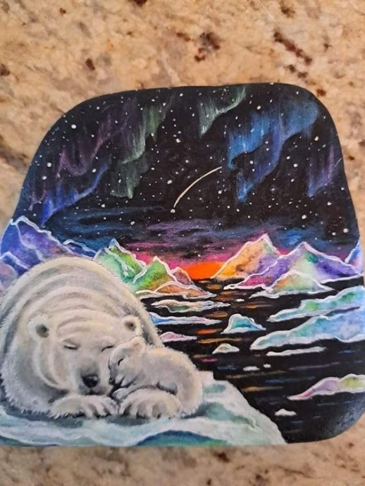 Чудесная роспись по камням