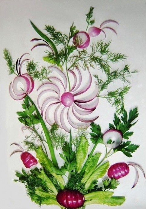 ​Идеи луковой живописи