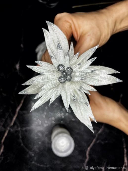 Белый цветок в раме