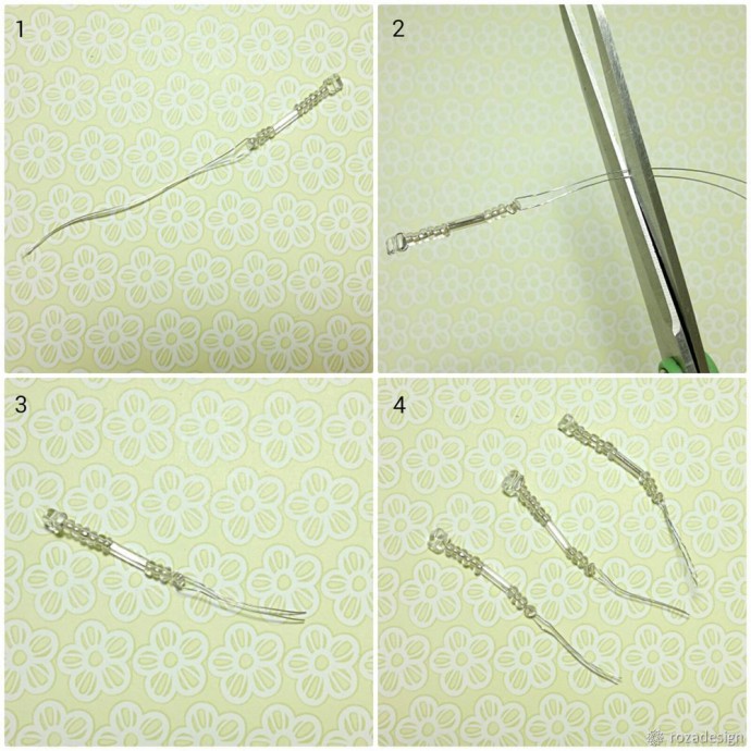 Брошь-цветок канзаши