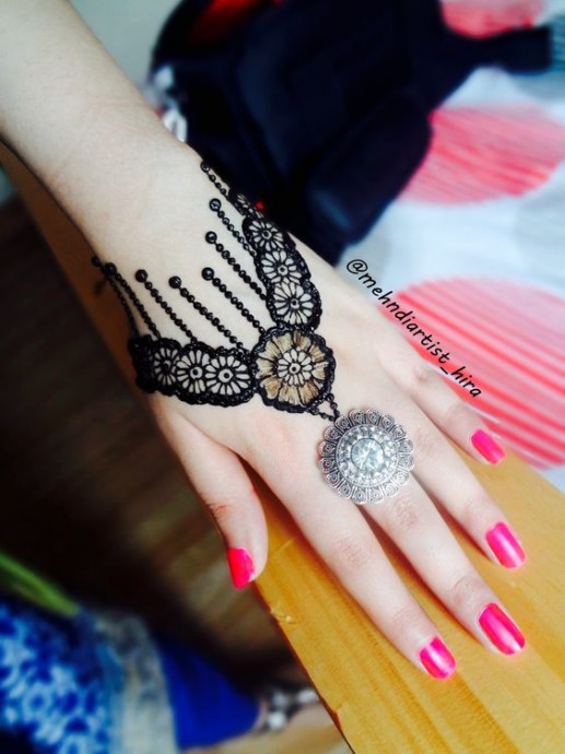 Подборка узоров для татуажа и росписи хной: кисти рук