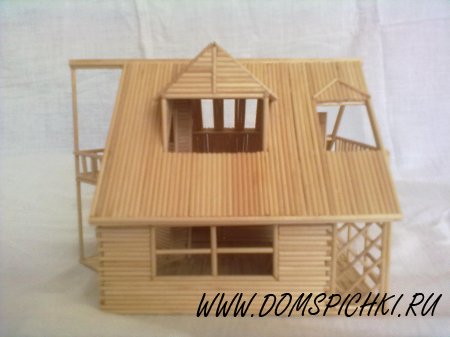 Создание скульптуры из зубочисток или из шпажек для шашлыка