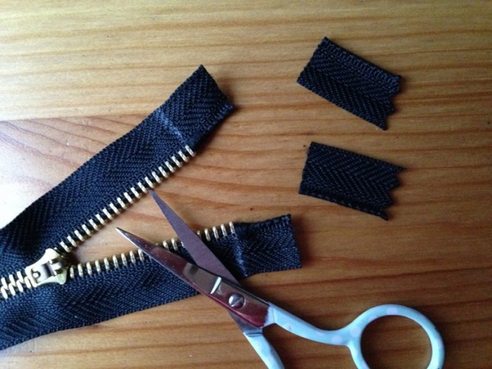 Укорачивание молнии