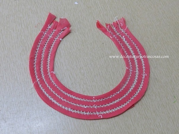 Красивая обработка горловины