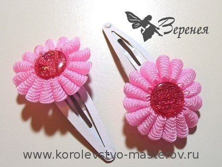 Цветок из тесьмы "вьюнчик": мастер-класс