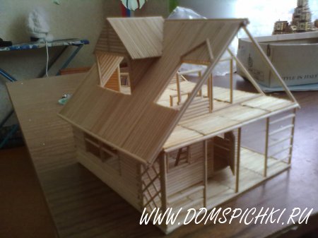 Создание скульптуры из зубочисток или из шпажек для шашлыка