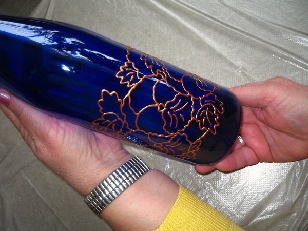 Роспись бутылки