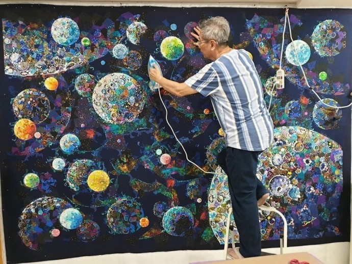 Лоскутные картины в технике аппликации