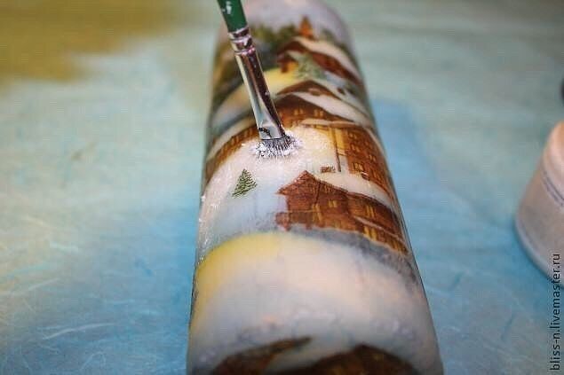 Быстрый декупаж свеч