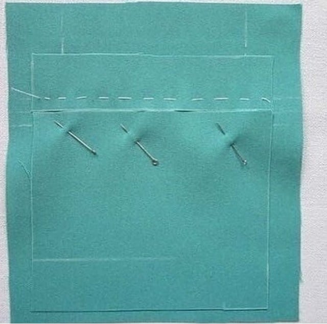 Карман с клапаном пошагово