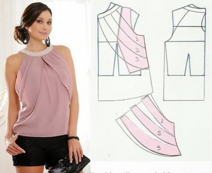 ​Моделирование оригинальных летних блузок