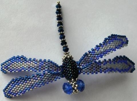​Стрекоза из бисера