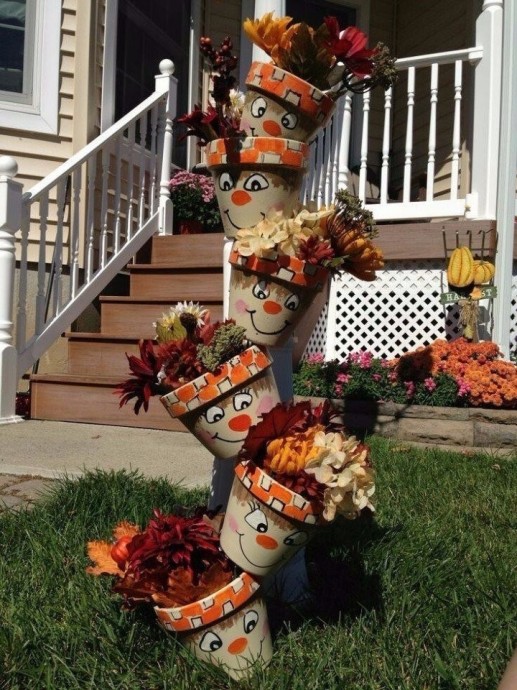 Очаровательные идеи декора с горшками