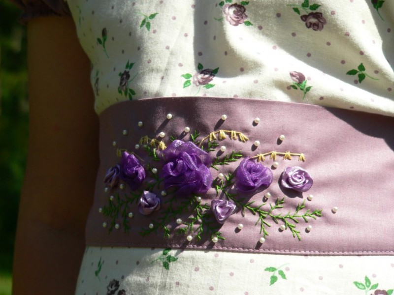 Цветочные идеи для вышивки лентами на вашей одежде: идеи